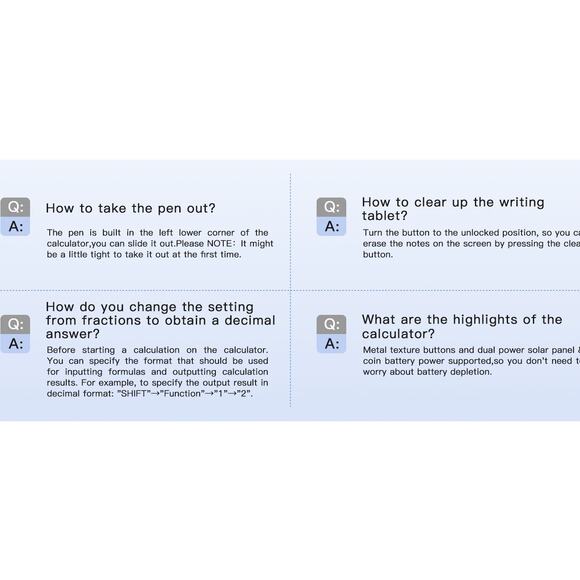 Roatee Scientific Calculator (991 EX) with Writing Tablet - Picture 5 of 5